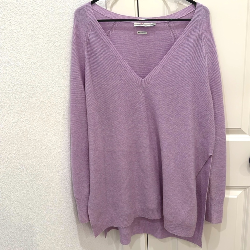 vineyard vines Wool/ Cashmere Blend Poncho Sweater